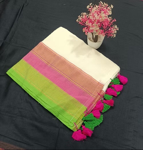 Mul Mul Cotton Kerala Saree