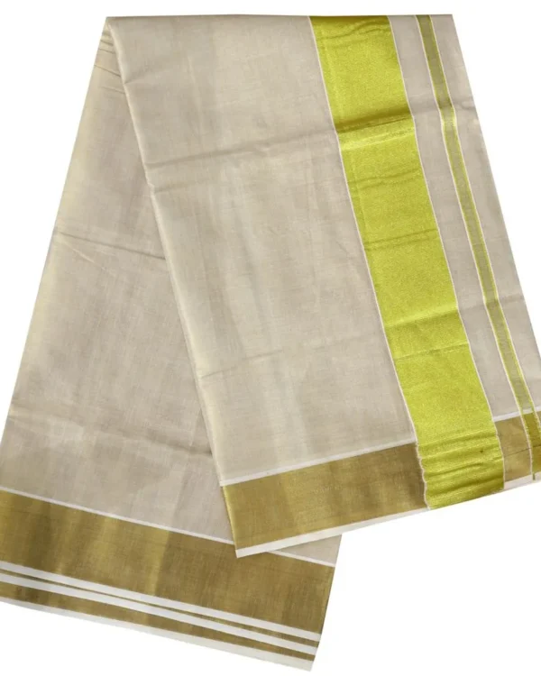 Kerala Tissue Kasavu Saree